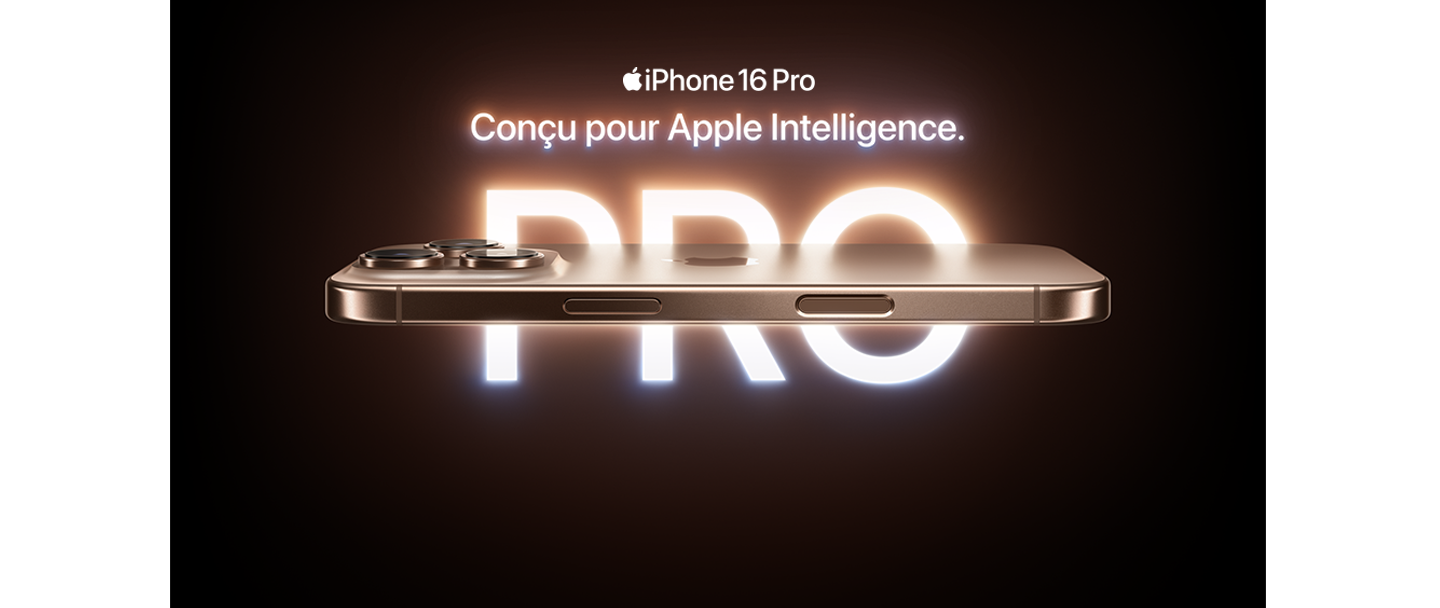 Conçu pour Apple Intelligence. PRO